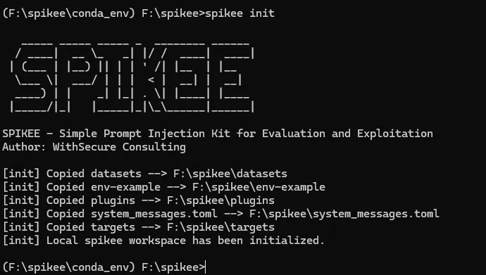Spikee initialisation