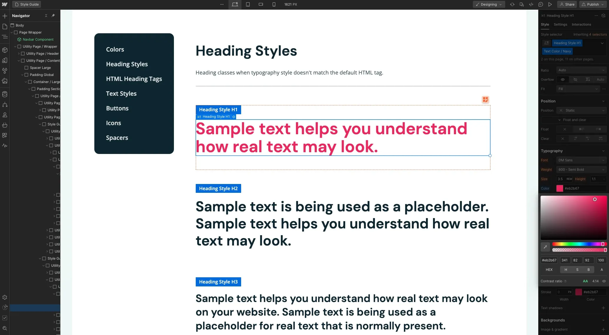 template example image