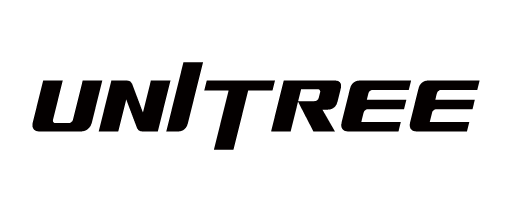 UNITREE brand logo text in bold black stylized font.