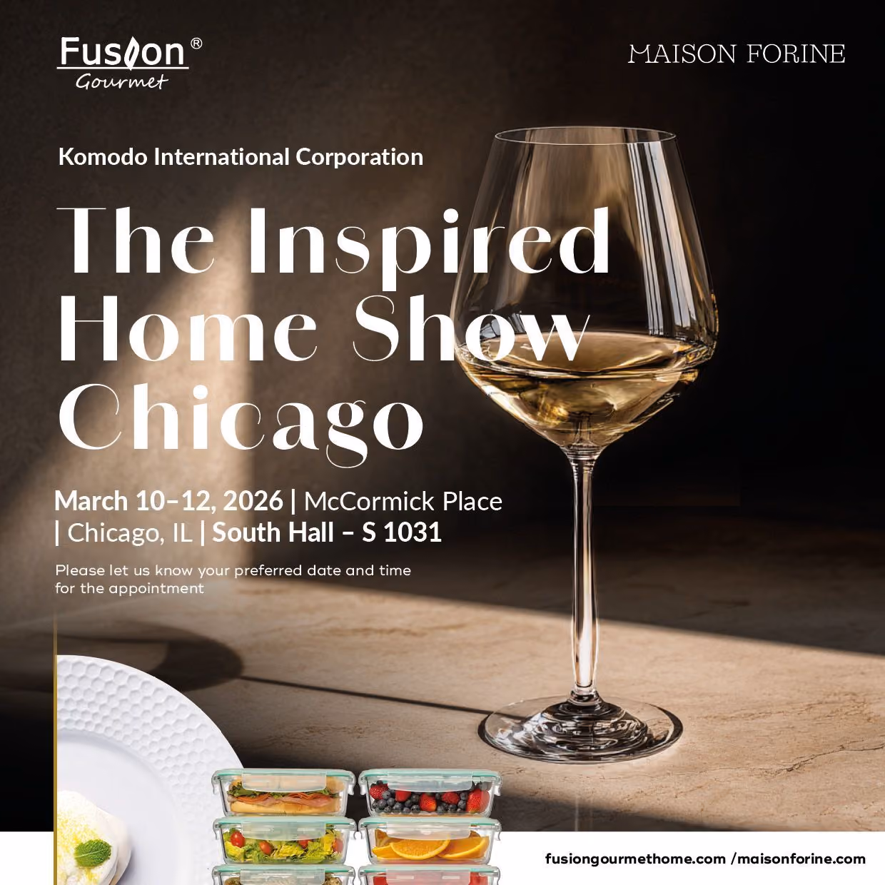 Fusion Gourmet dan Maison Forine di The Inspired Home Show 2026