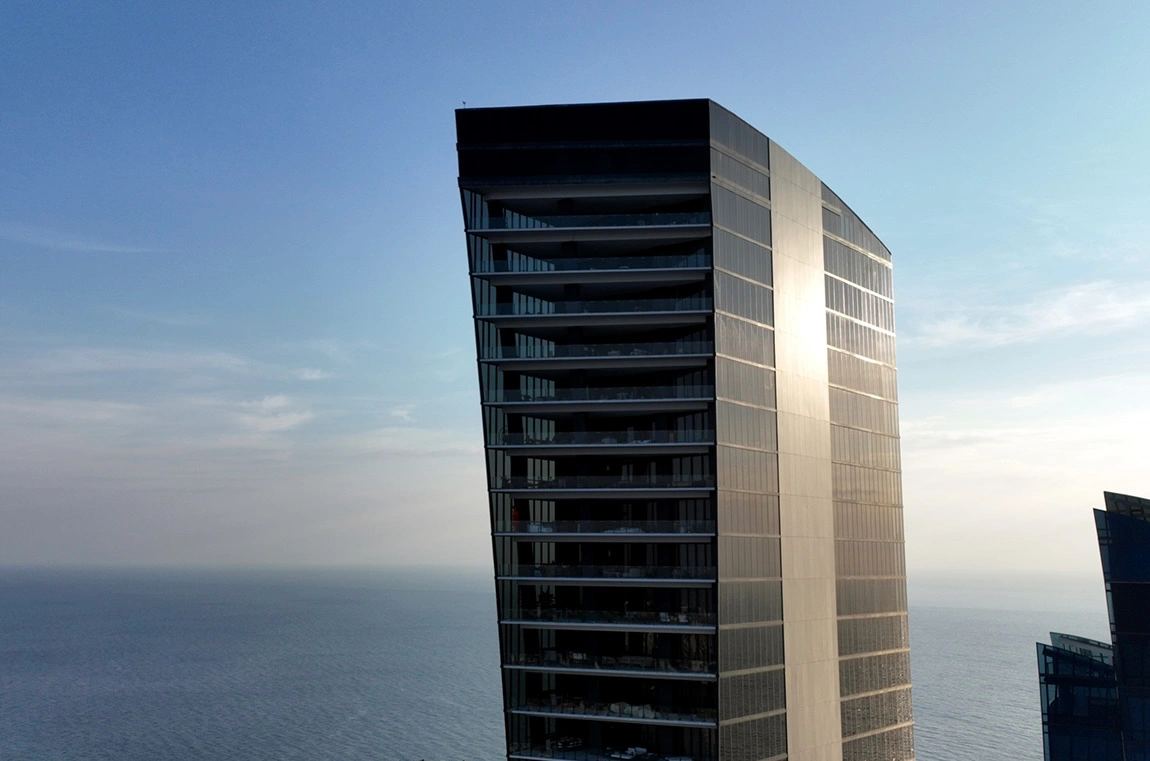 window on the background of the table