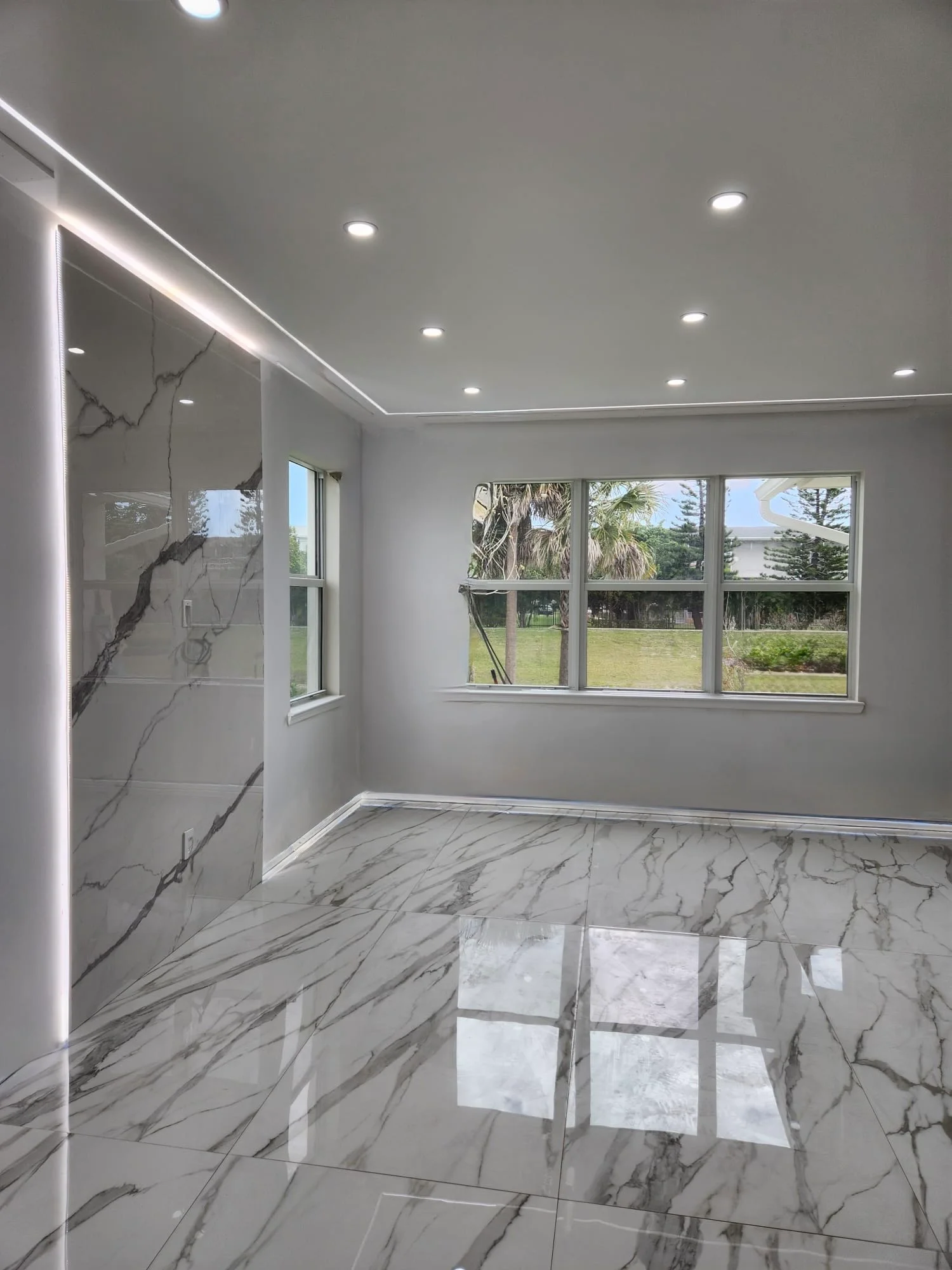 a wooden table with a coffee cup on top of it