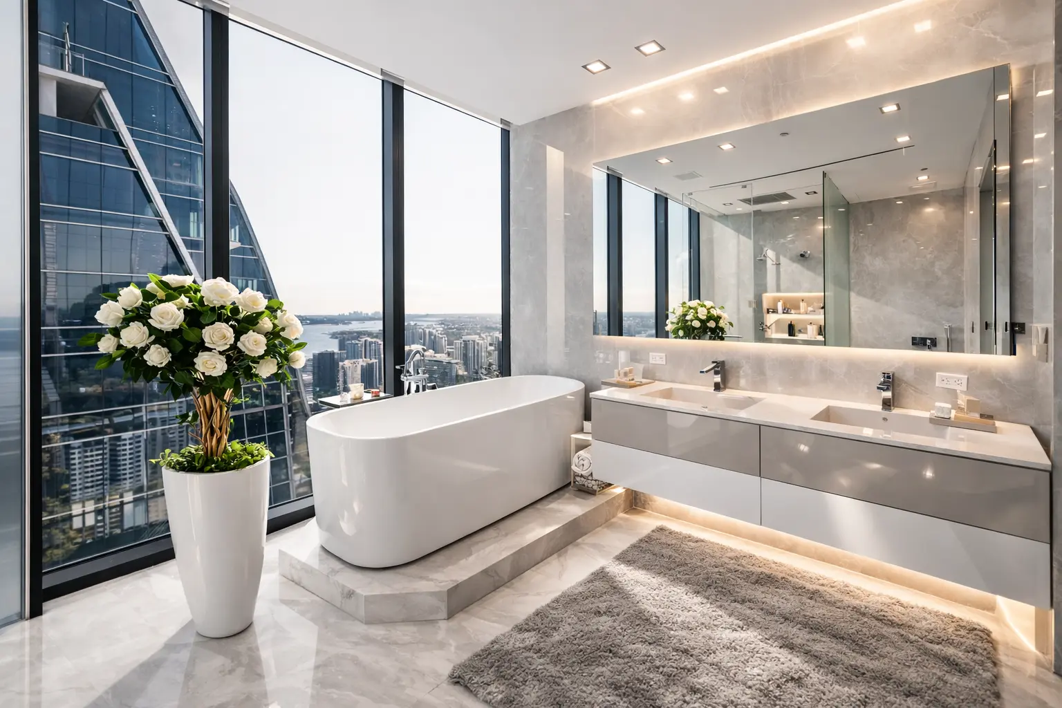 Luxury interior renovation at Muse Sunny Isles condominium