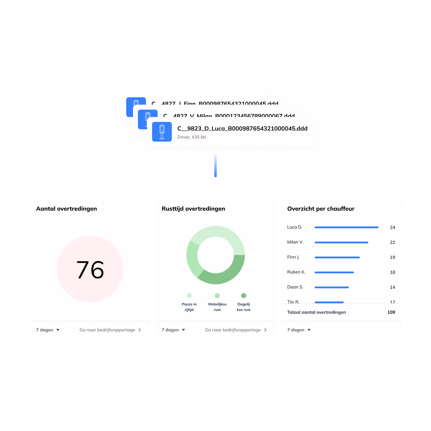 Downloading data illustration