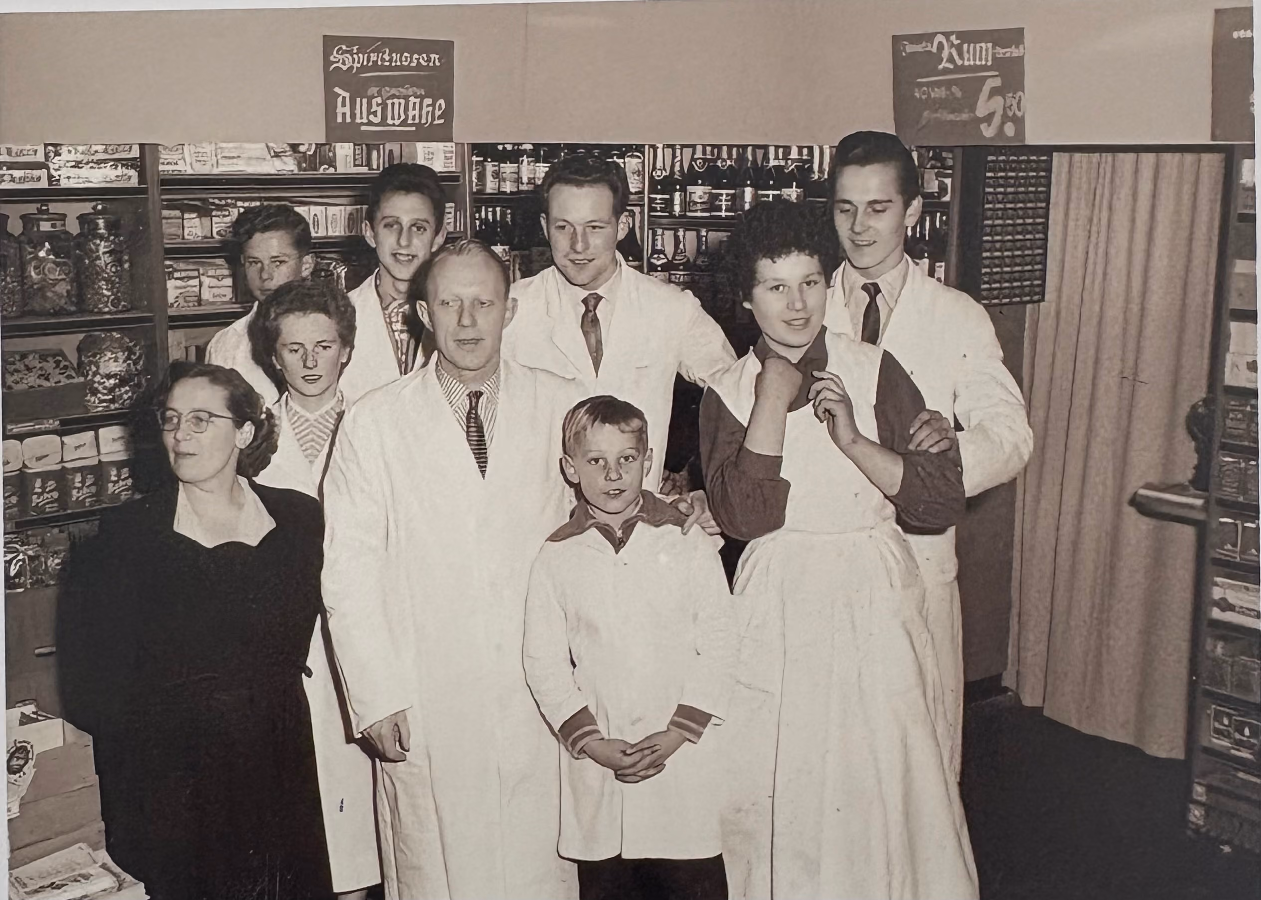 Historisches Foto der Familie Harms