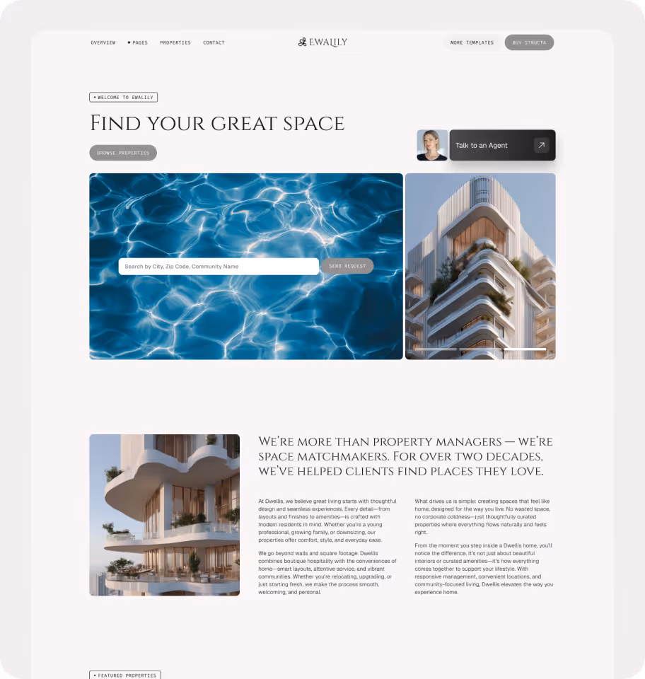 Real Estate Webflow template