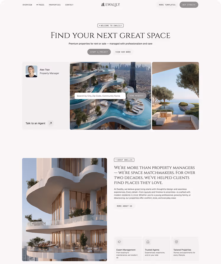 Real Estate Webflow template