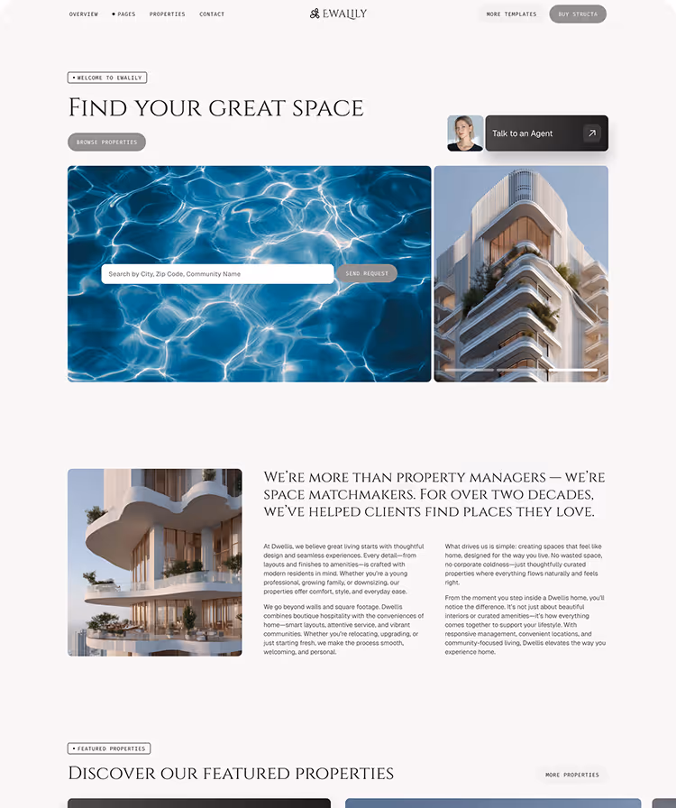 Real Estate Webflow template