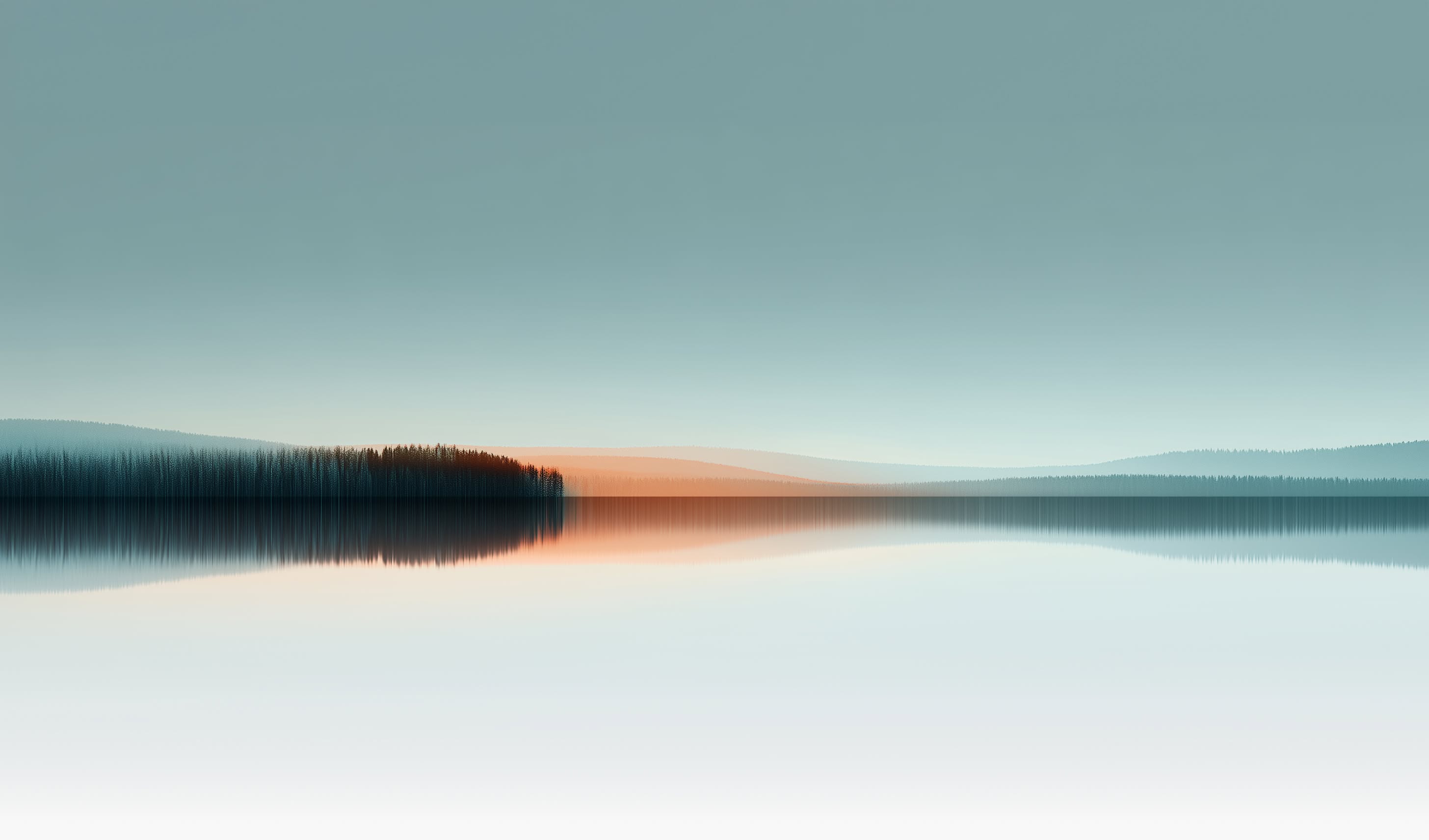 A large Finnish lake with a cloudy sky above.