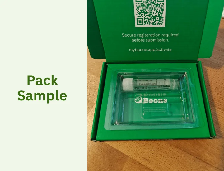 Pack the sample