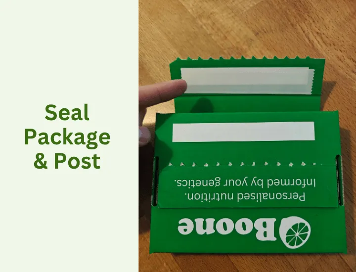 Seal and post the package