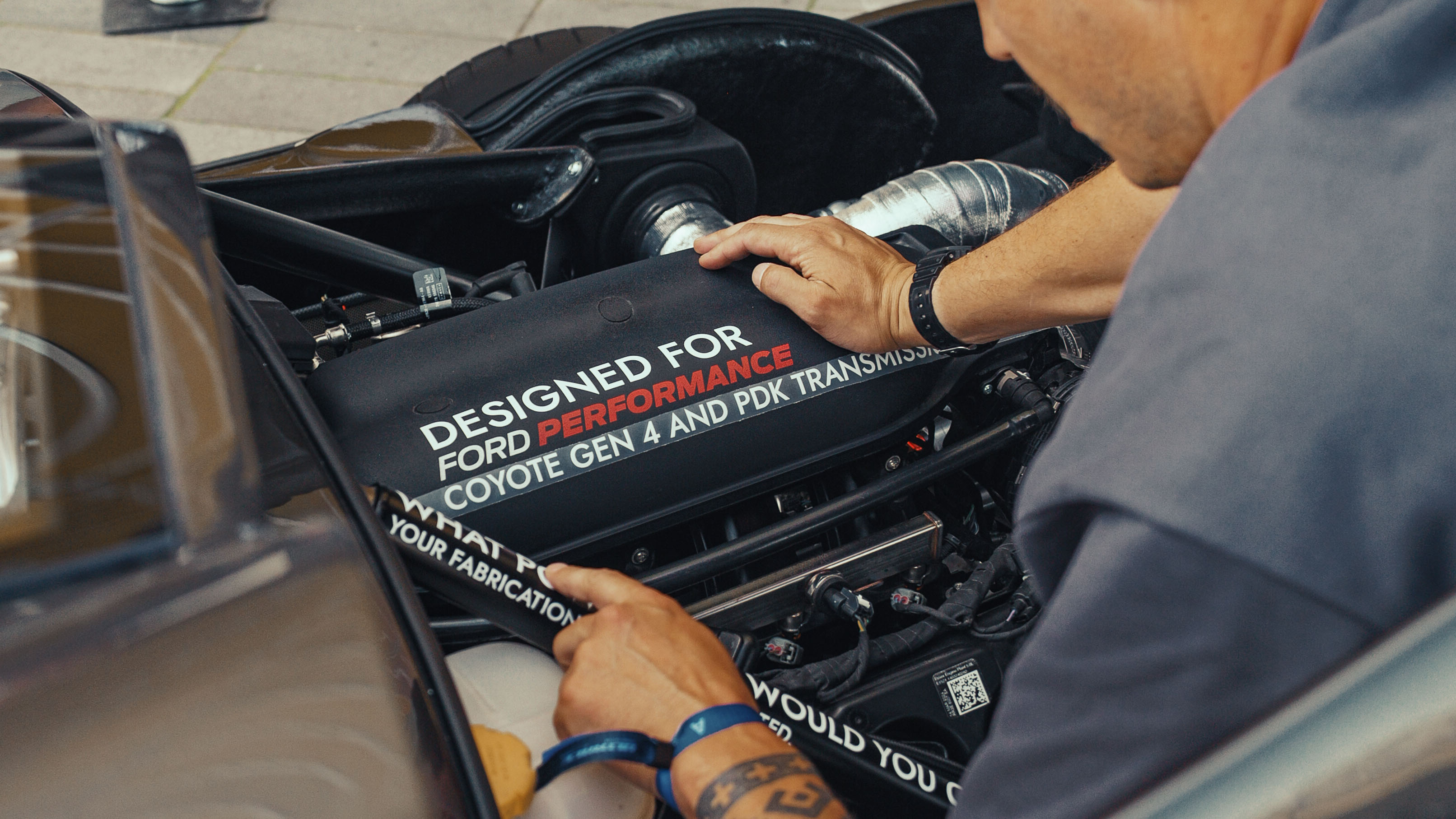The RR01 built by hand
