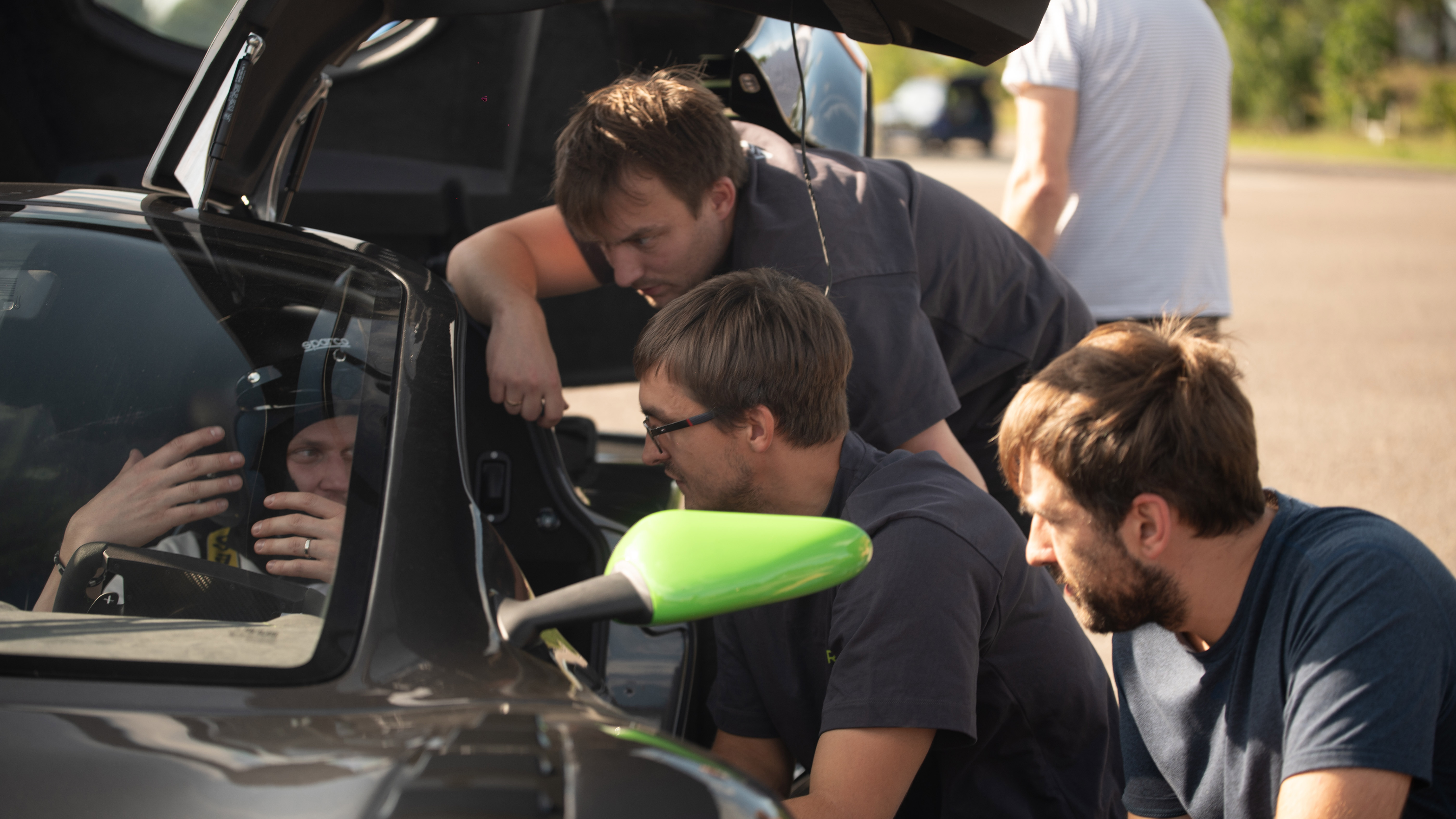 The engineered RR01 chassis