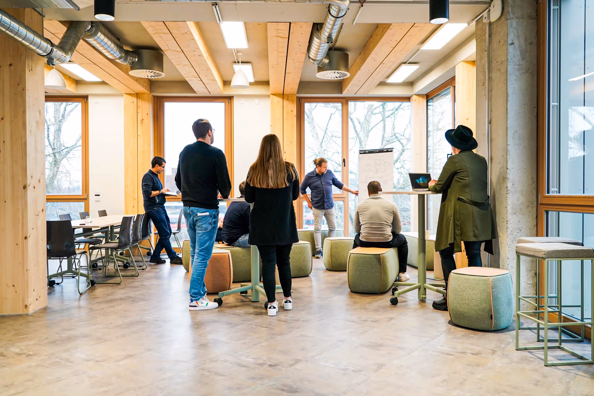 STEPS Coworking Space Gemeinschaftsbereich