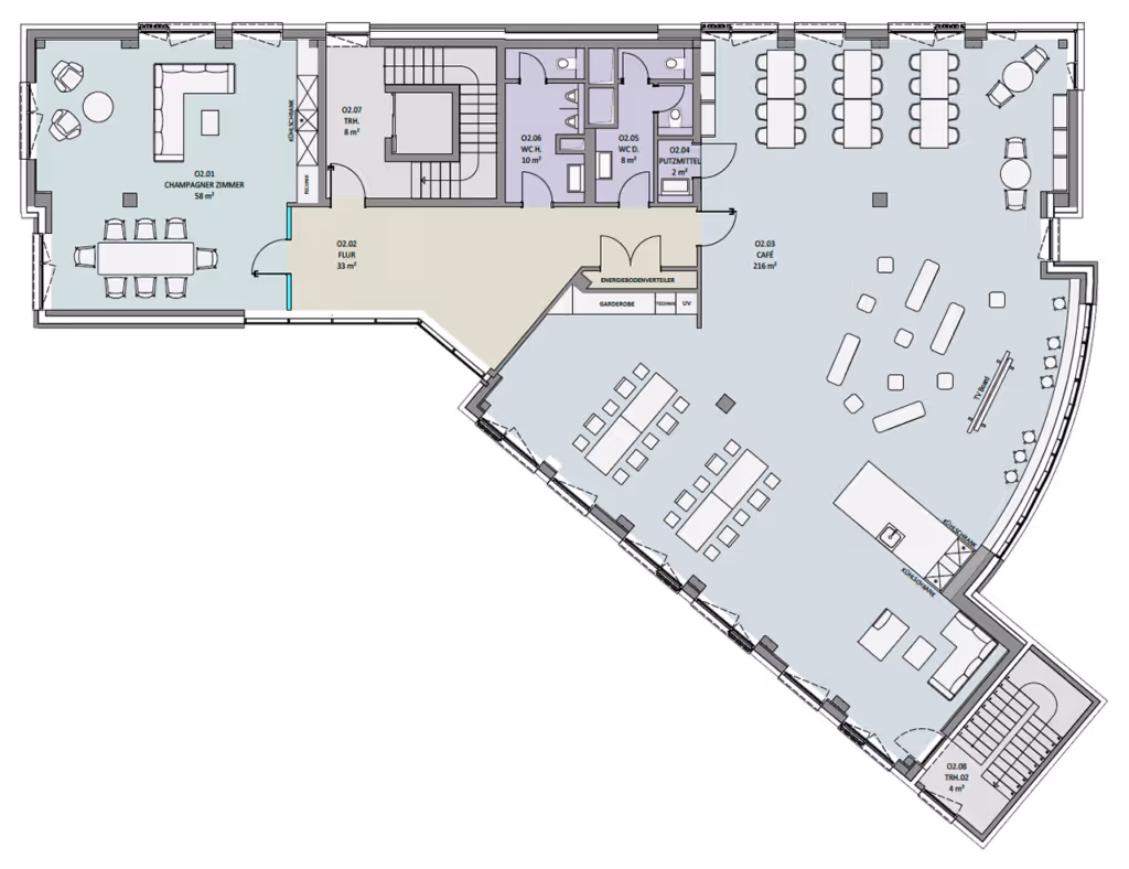 Grundriss 2. Obergeschoss STEPS Gronau