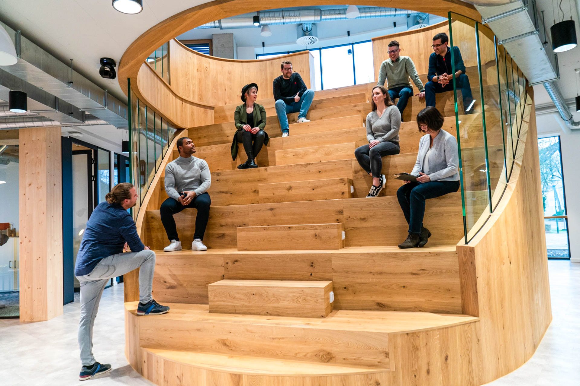 Auditorium Frontalansicht im STEPS