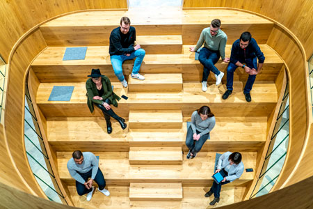 Auditorium Seitenansicht im STEPS Gronau