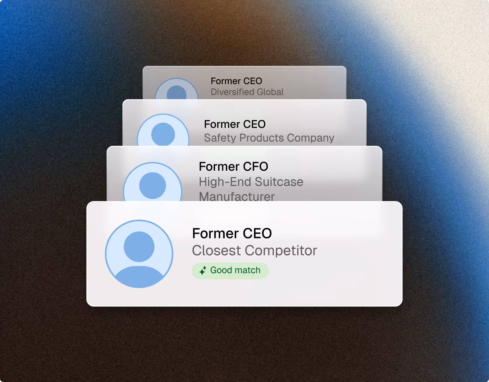 Get tailored introductions with Former C-suite experts for deal advisory. 