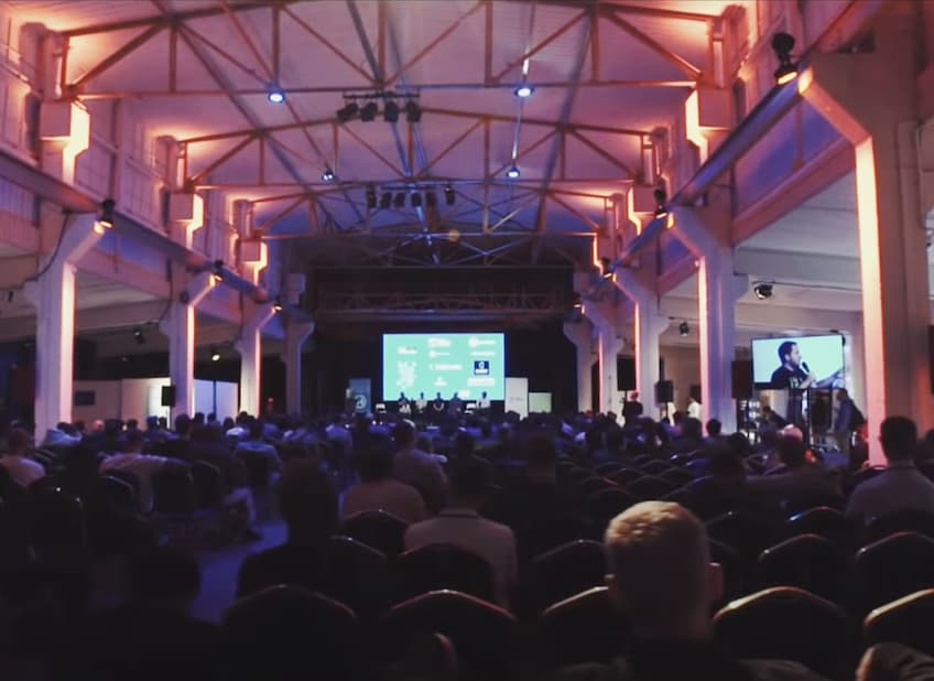 People at the Baltic HoneyBadger 2018 conference