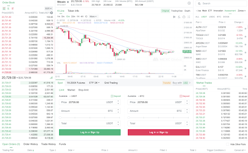 Crypto Trading MEXC Dashboard