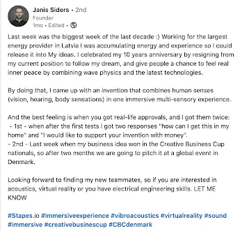 Twitter post about Stapes