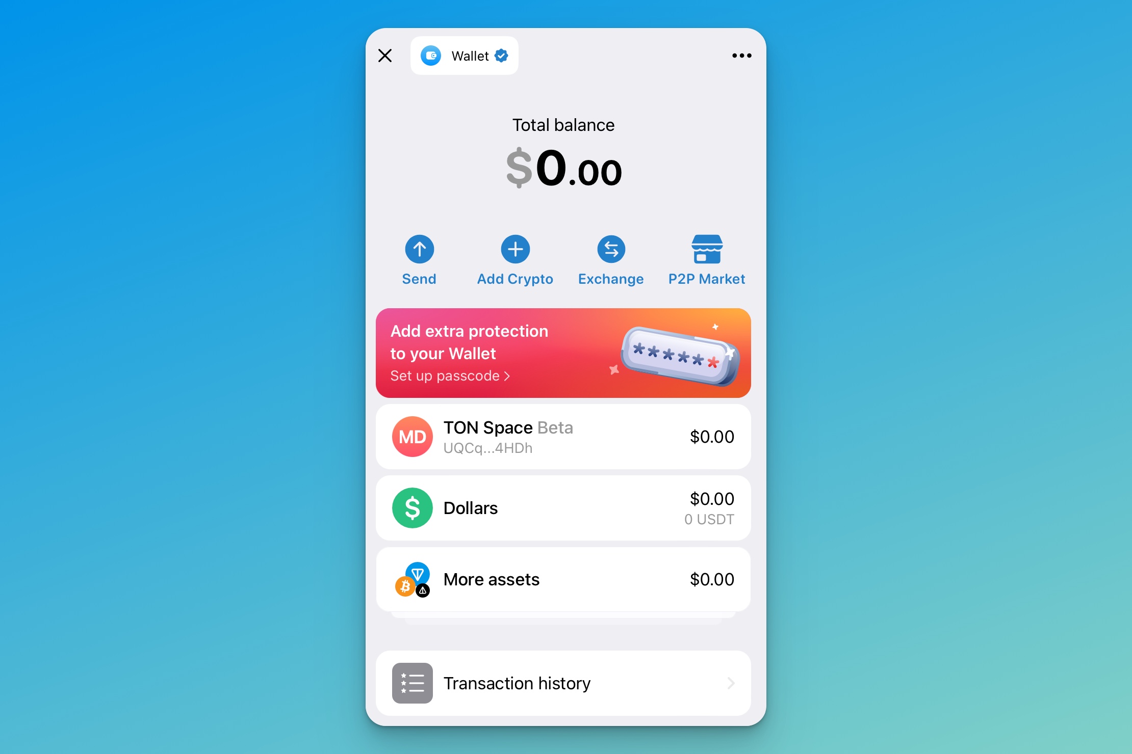 Telegram Wallet Telegram Mini app crypto
