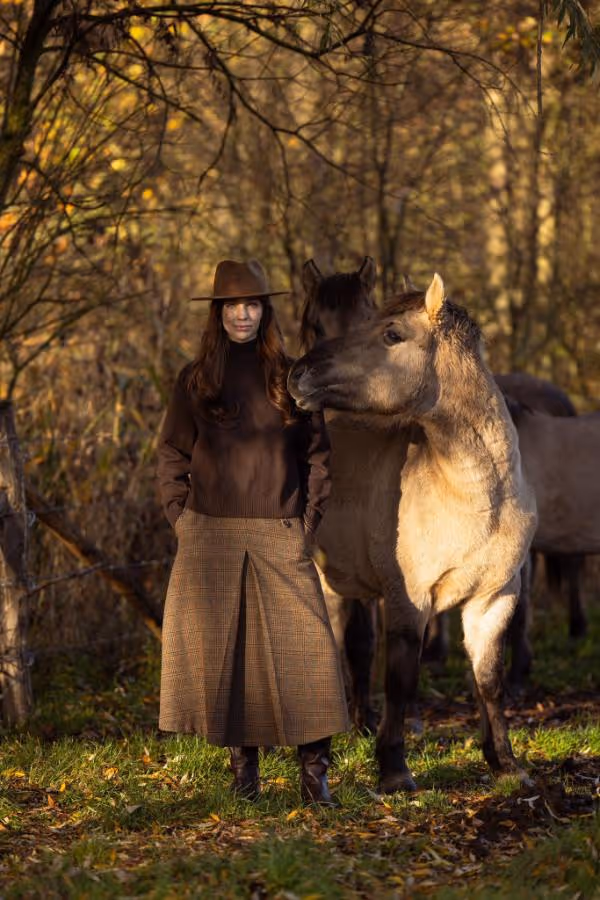 Nadieh Cuijten met paard