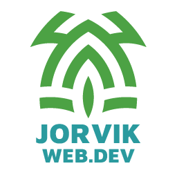 Jorvik Web Dev Logo which is an outline of a decorative viking helmet