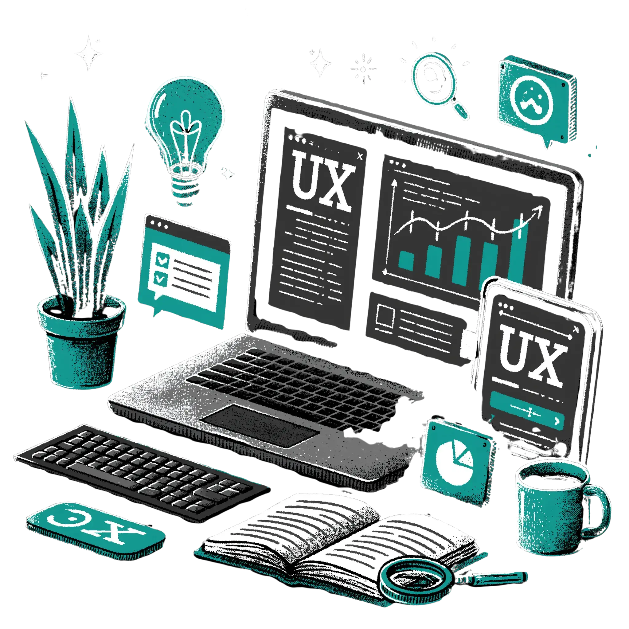 JWD illustrated computer