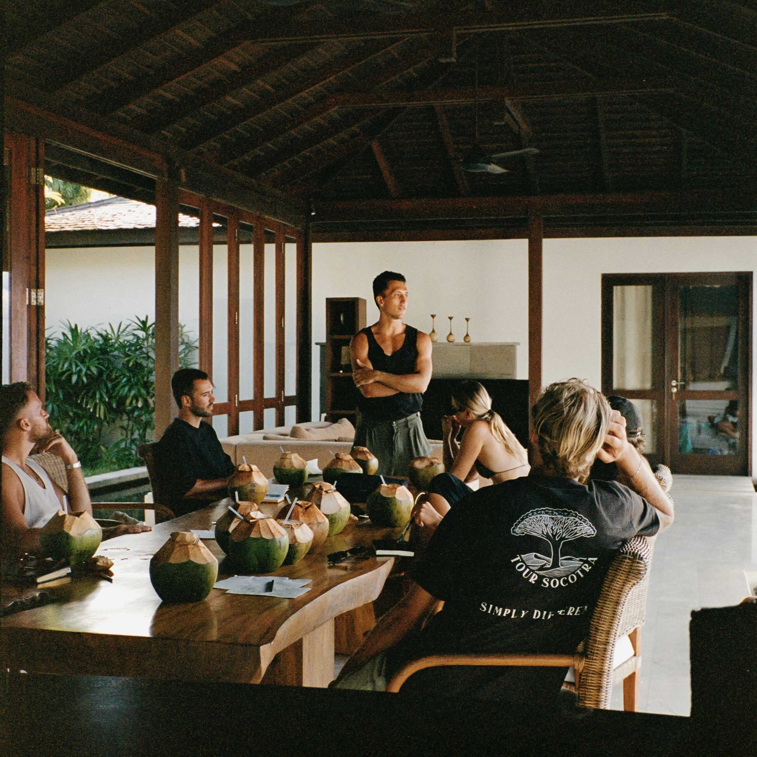 Oren leading a self-discovery workshop in Bali