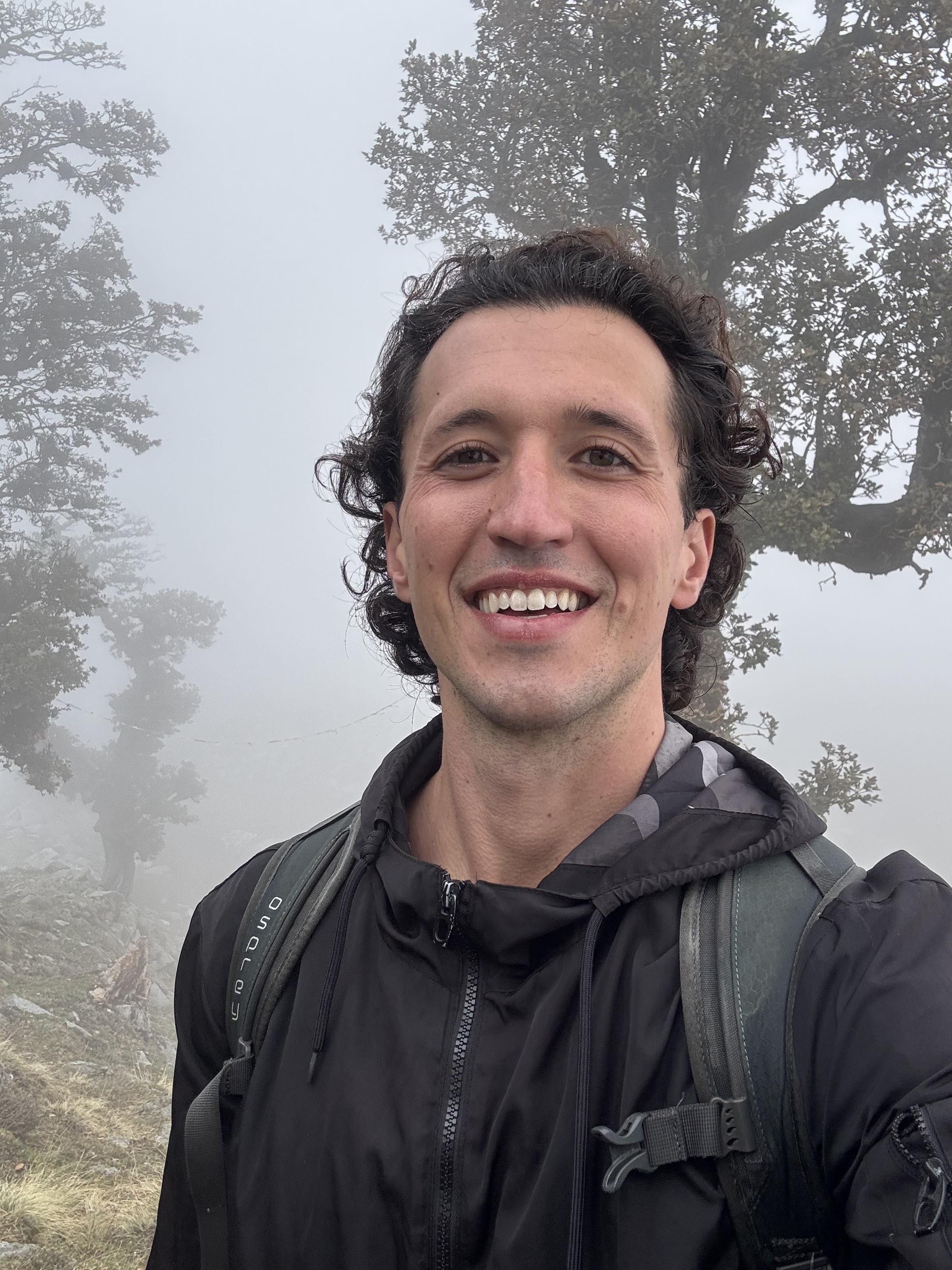 Oren today, on a misty mountain hike