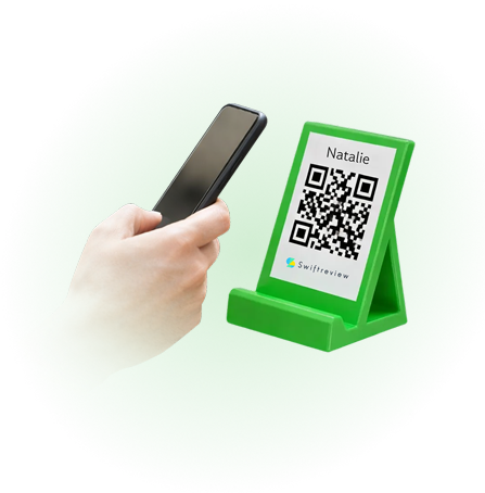 Green QR phone