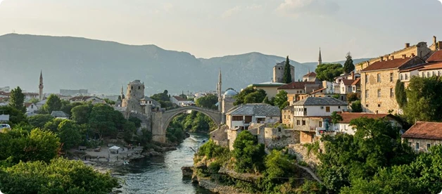 mostar view of city