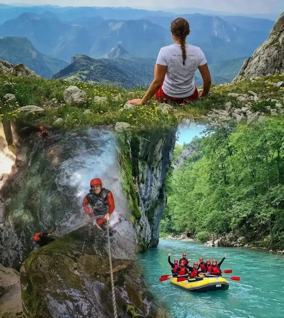 Small group canyoning, rafting & hiking combo in Sutjeska National Park
