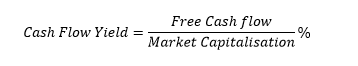 Cash Flow Yield Equation