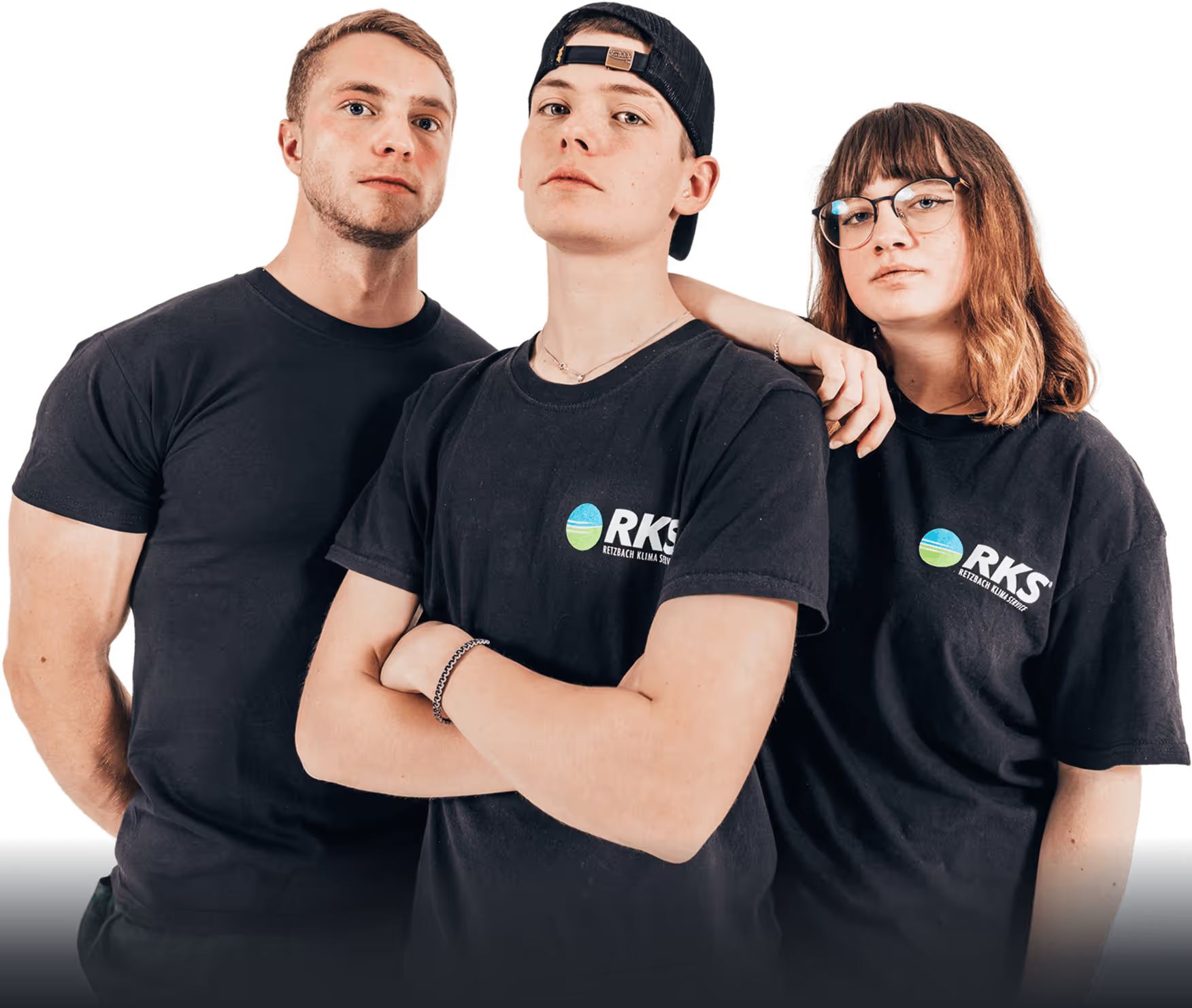 Teambild von drei Gradiatoren der RKS Gruppe