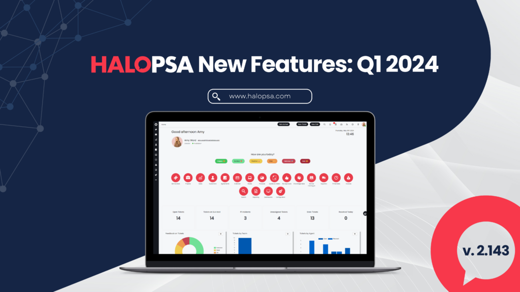 HaloPSA New Features: Q1 2024