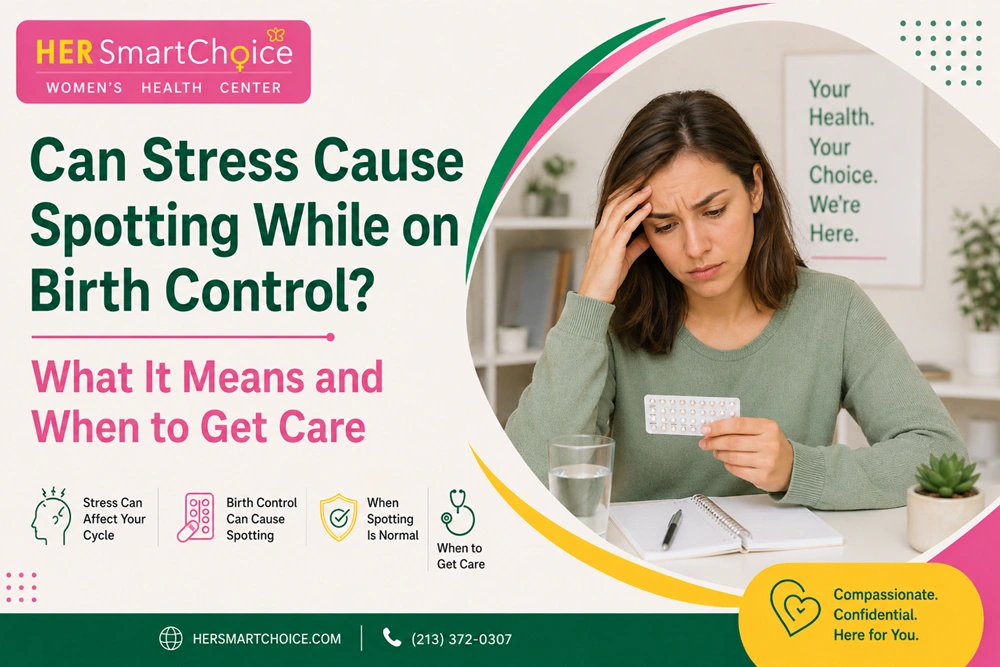 Can Stress Cause Spotting While on Birth Control