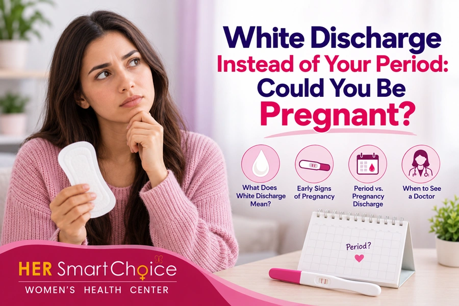 White Discharge Instead of Your Period