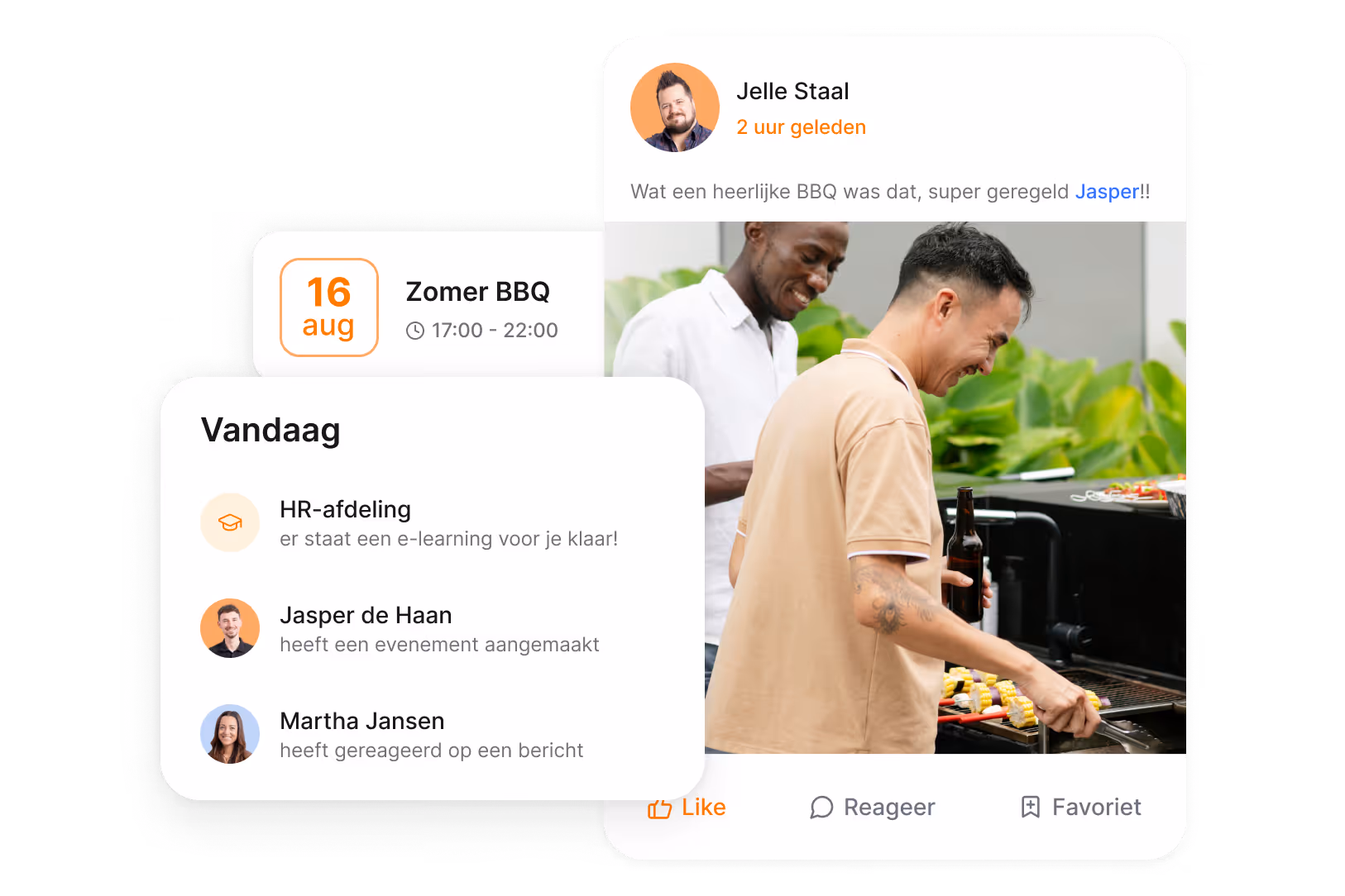 illustratie van community acties