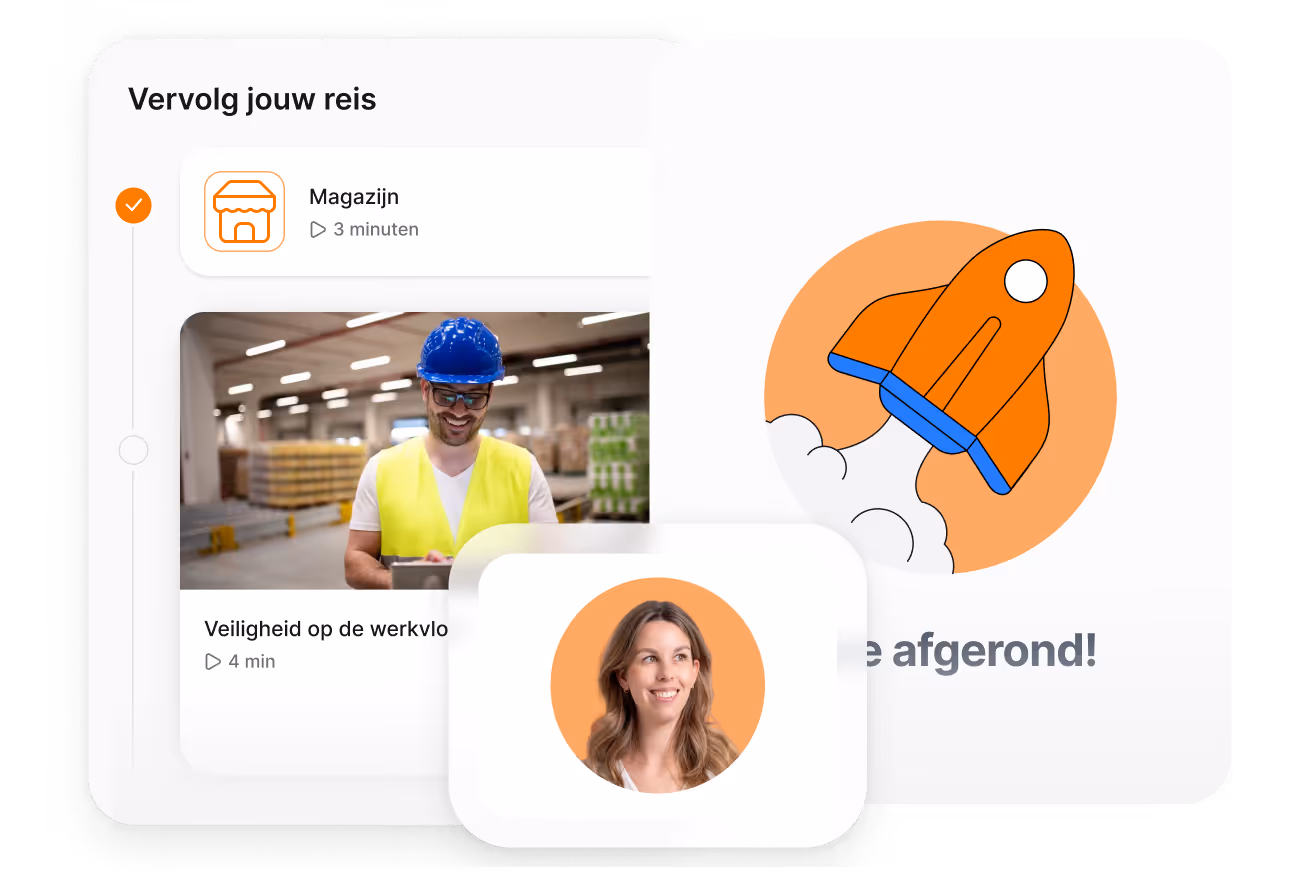 illustratie van de medewerkersreis