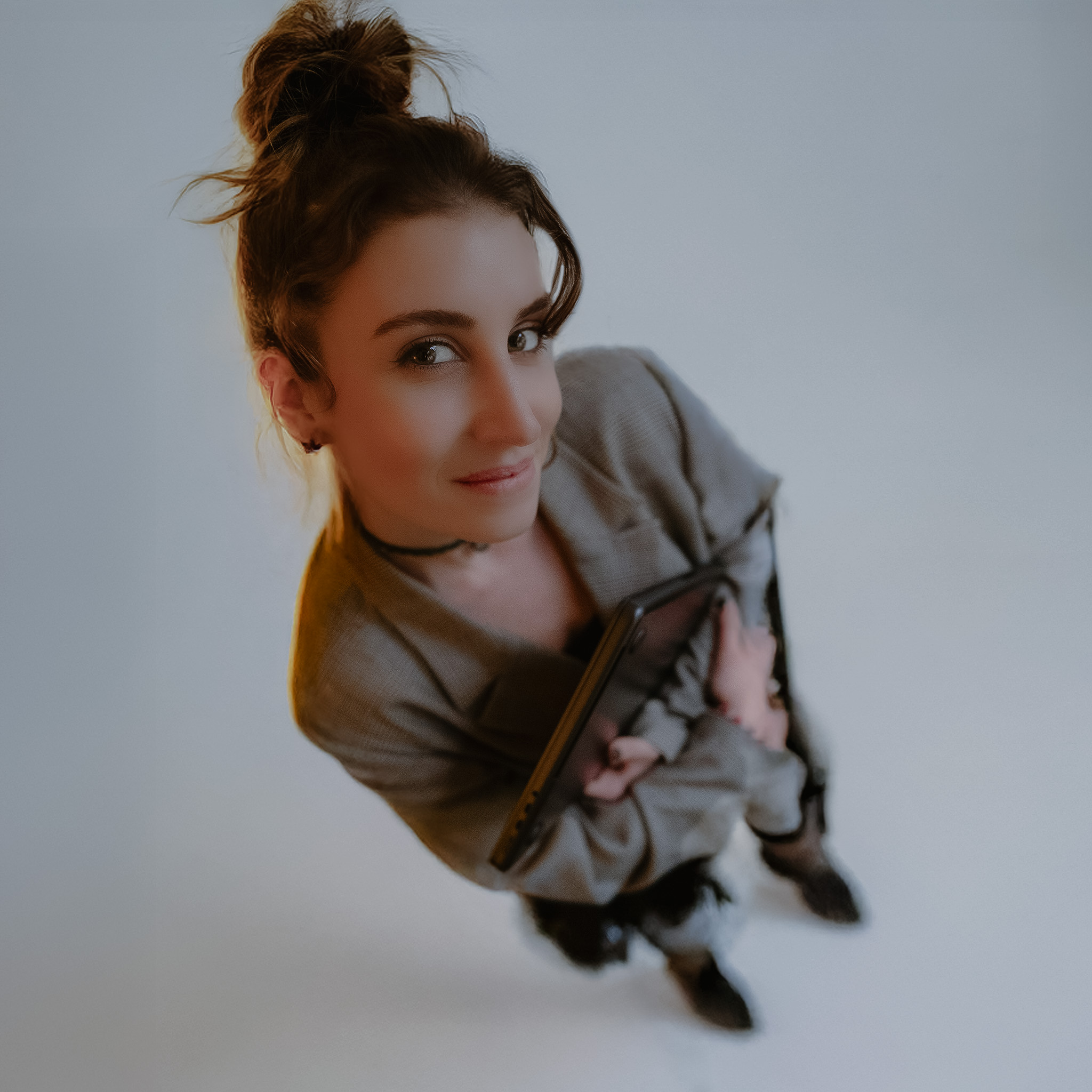 girl designer portrait