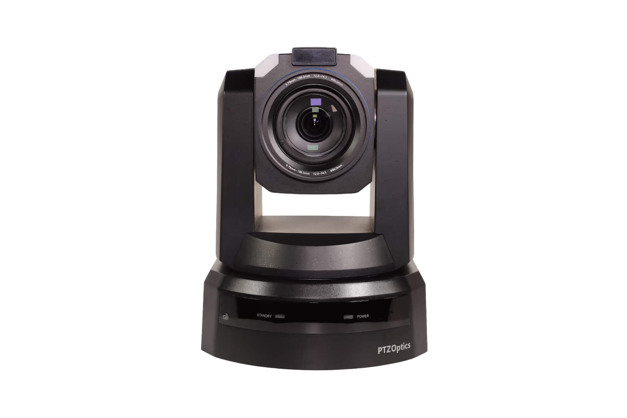 PTZOptics Rise 4K camera, front view