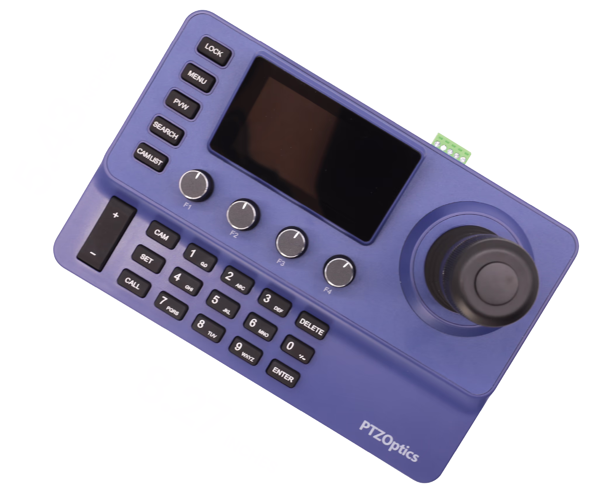Complete top view of the compact MiniJoy controller