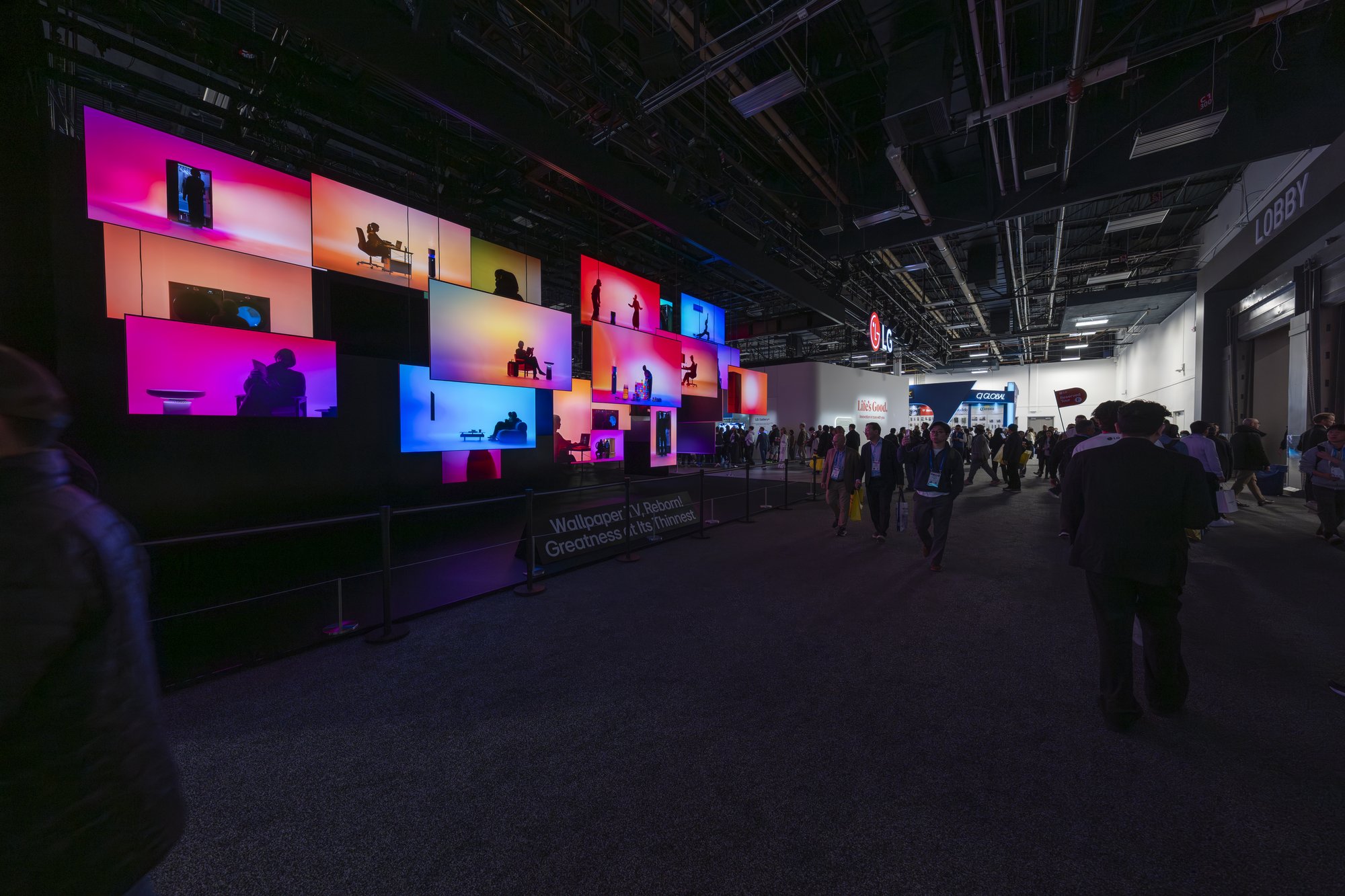 LG exhibit at CES 2026, fabricated and installed by Czarnowski Collective