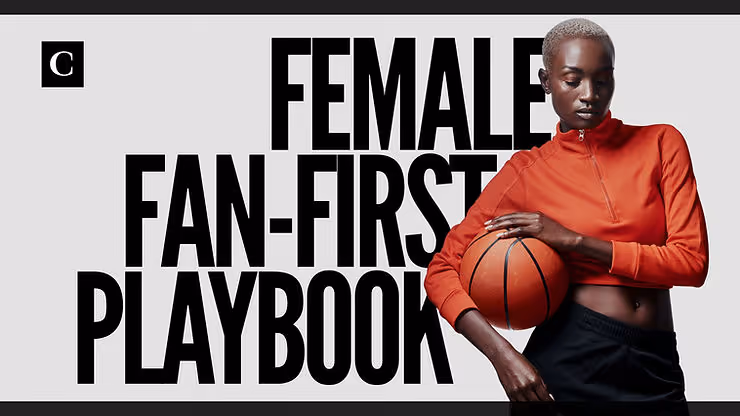 Woman holding basketball