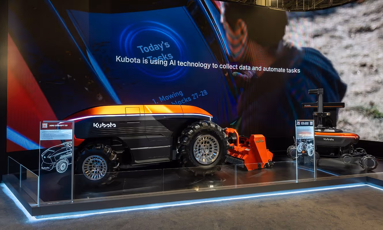 Kubota AI technology autonomous