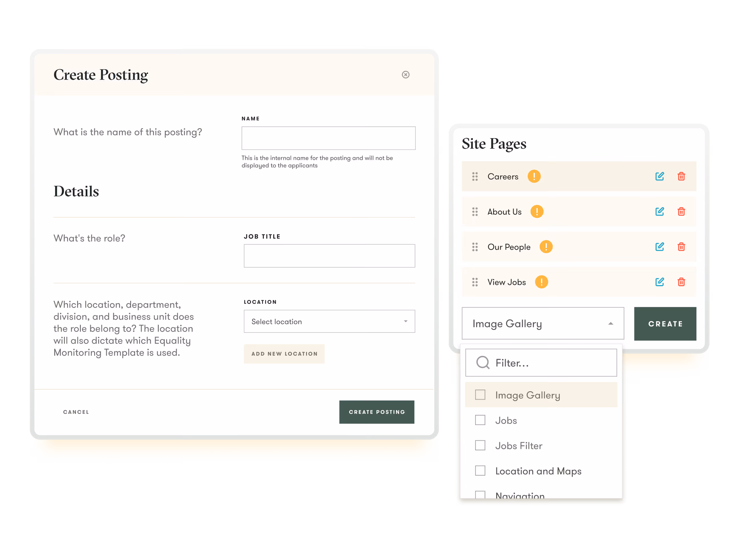 pinpoint ats ui example of branded careers sites to help make hiring easier
