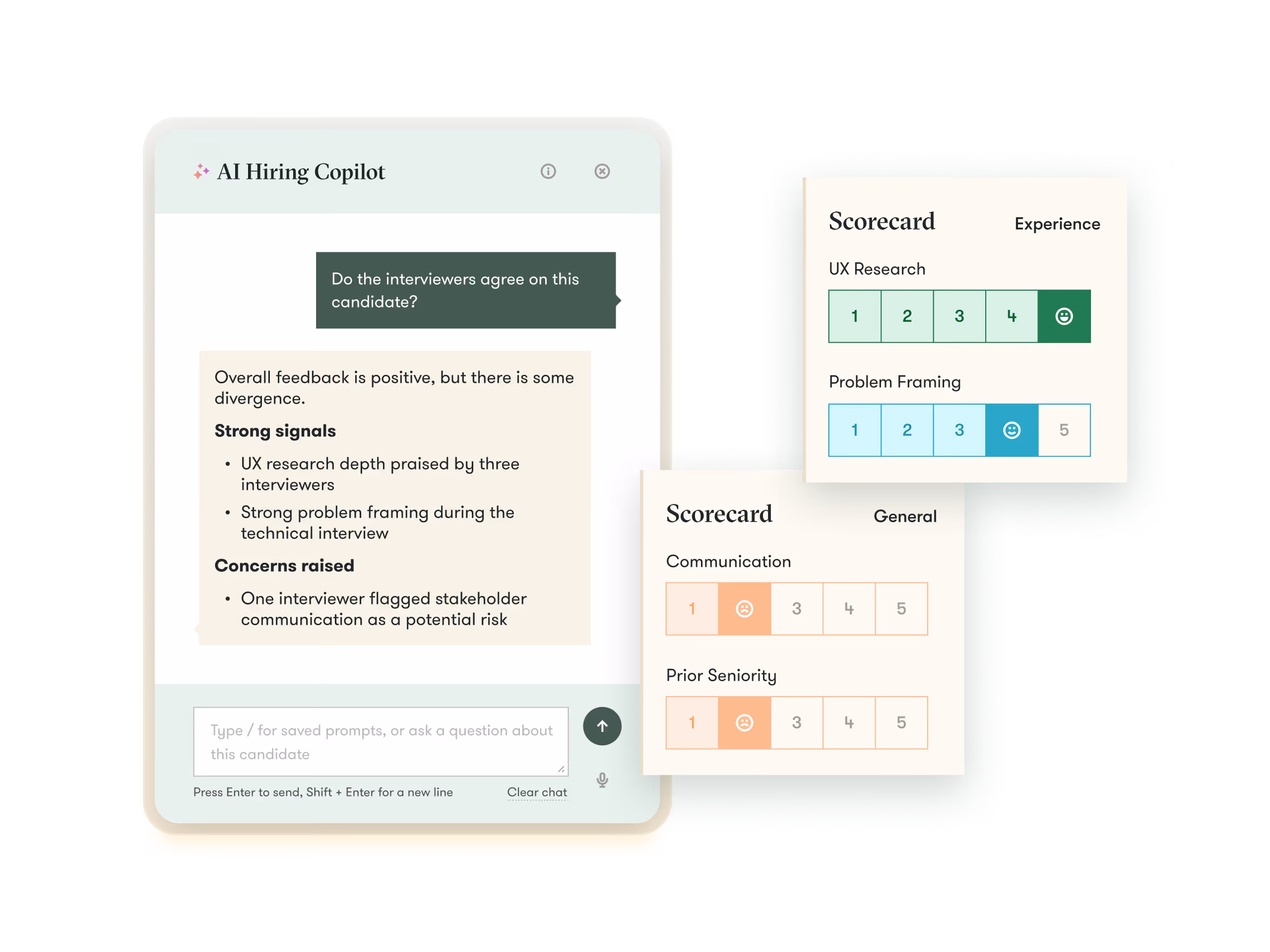 pinpoint ats ui example of ai hiring copilot in the platform to help make hiring easier