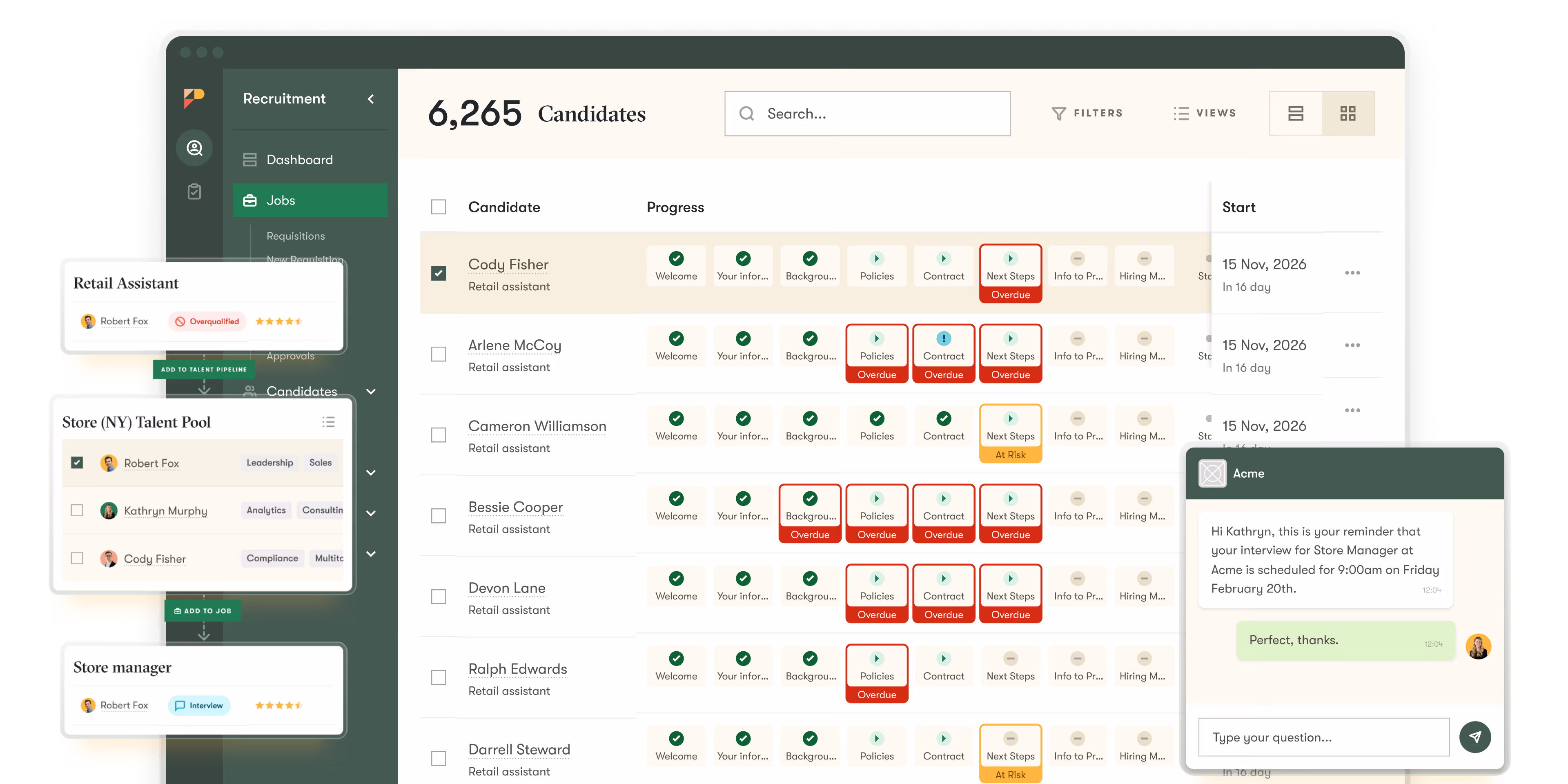 how pinpint ats helps multi-stream hiring for retail talent teams